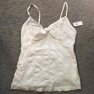NWT Old Navy Eyelet Tank Top